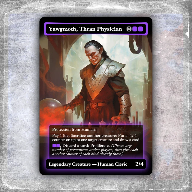 YAWGMOTH, THRAN PHYSICIAN #4 [Altered artwork] - Hyperion Style EUR 9 ...