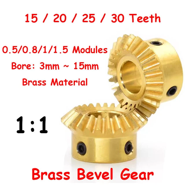 Ingranaggio Modulo 0.5 12 Denti Ingranaggio In Ottone Modulo 0,5 - 12