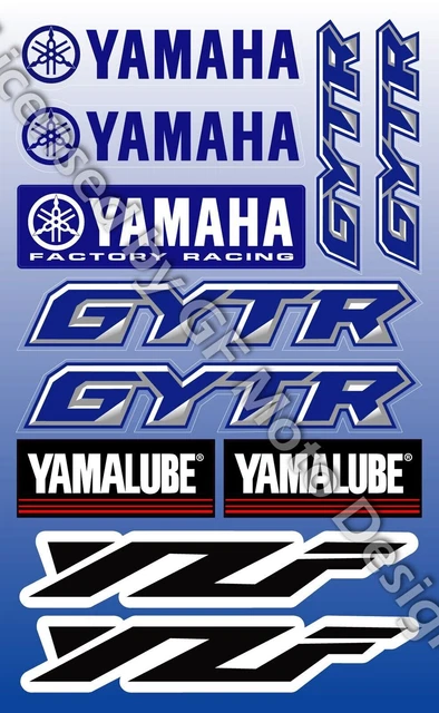 Autocollants De Bras Oscillant Rr Graphics Transparent Yamaha Yzf 250 2024 2026 Gytr Excel Yamalube B Yzf2425gey