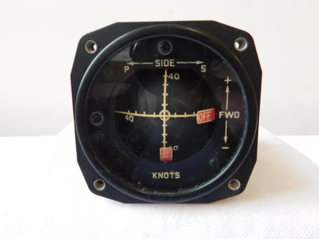 Sea King Helicopter Forward Lateral Velocity Indicator Part No: 19613-0 [1R5A]