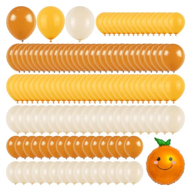 Orange Guirlande de ballons Sable Blanc Anniversaire Kit d'arche  Les filles