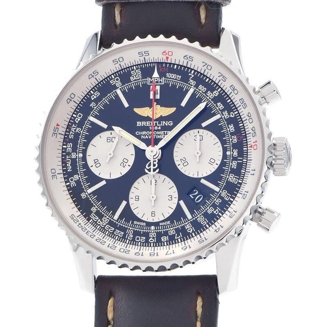 Breitling Navitimer-01 AB012012/BB01 Automatico Ss Quadrante Nero