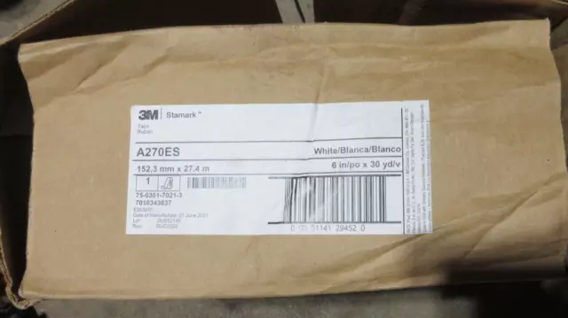 3M A270ES STAMARK Pavement Marking Tape White, 6 in x 30 yd $235.00 ...
