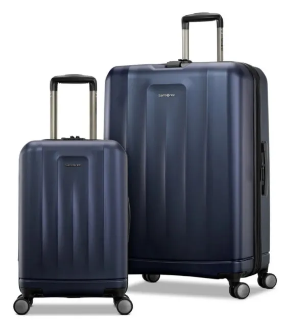 Samsonite Ridgeway Hardside 2pc Luggage Set, 20" Carry-on + 27" Checked, Blue