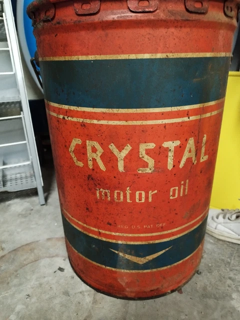 Secchio Vintage  Olio Motore