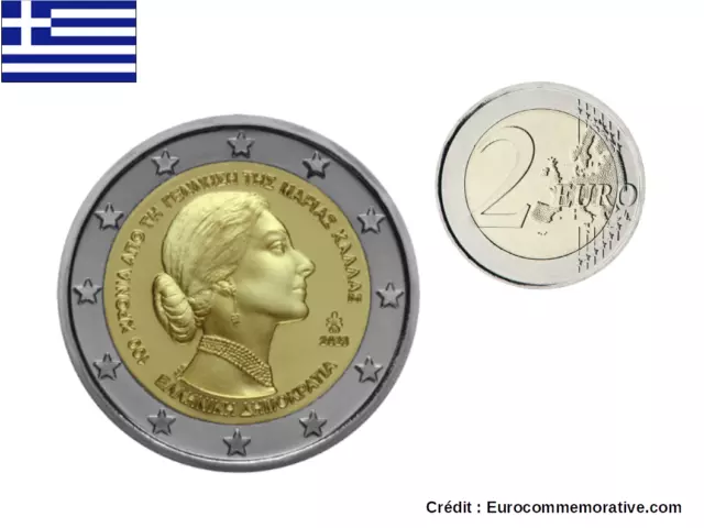 2 Euro Gedänk- Griechenland 2023 Maria Callas 2023