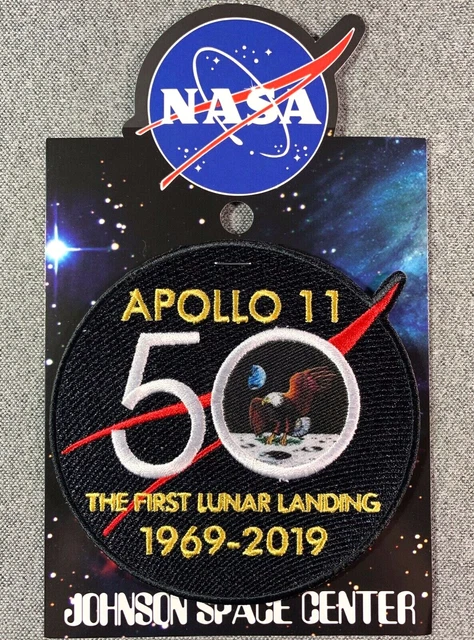 NASA APOLLO 11 50TH ANNIVERSARY PATCH Official Authentic SPACE 4in