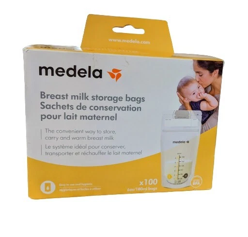 Medela Breast Milk Storage Bags 6oz/180ml - 100+ Count