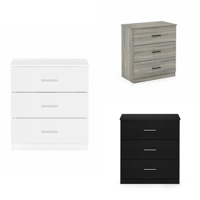 Tidur Simple Design 3-Drawer Dresser with Handle Carb Grade composite wood