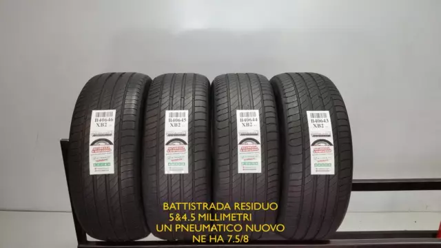 Gomme Usate   205/55R16 91H M Micheiln Primacy 4 Pneumatici Usati B40646