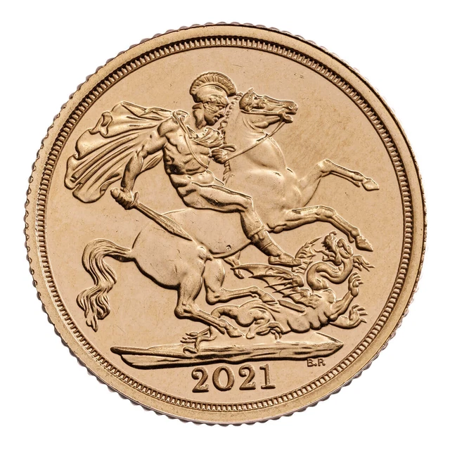 UK 2021 Full SOVEREIGN - Issued by The Royal Mint - BU