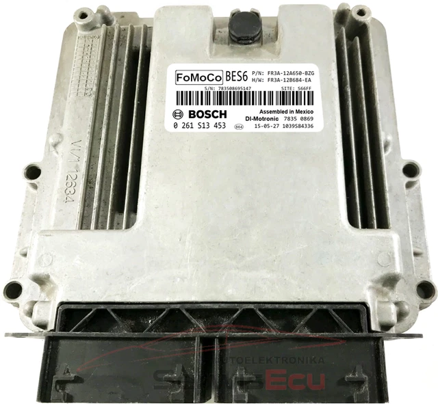 Bes6 COMPUTER ECU FORD Mustang Bes6 0261S13453 Fr3A-12A650-Bzg Fr3A-12B684 ...