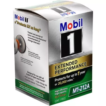 M1-212A Mobil 1 EP Synthetic Fiber Oil Filter JEEP, Ford, Chevrolet, Cadillac,