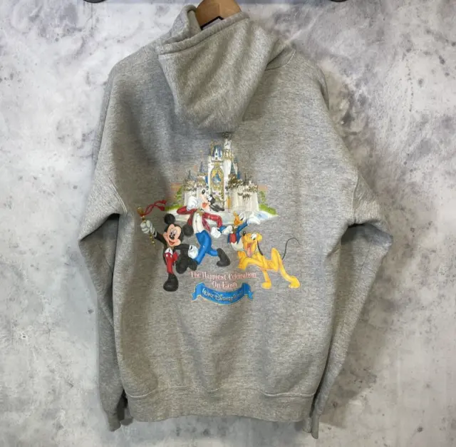 Walt Disney World Hoodie Sweatshirt Mickey Mouse Character Size XL I2