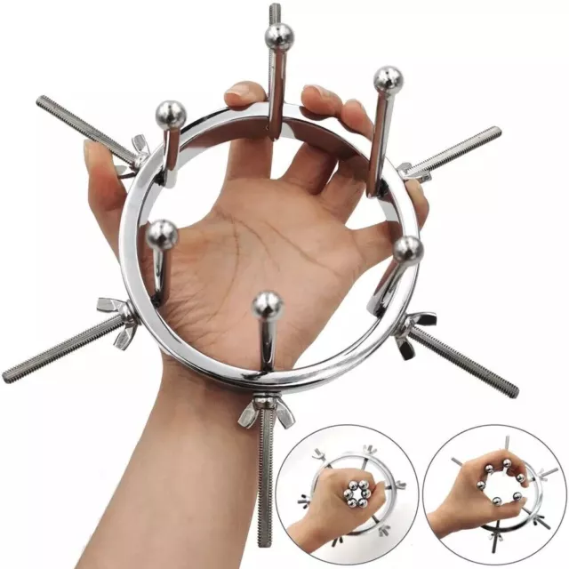 Edelstahl Extrem Stecker Spreader Speculum Spiegel Keuschheit Gerät Bondage BDSM