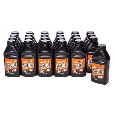 MAXIMA RACING OILS Brake Fluid Dot 5 Case 24 x 16.9oz. Bottle 80-81916