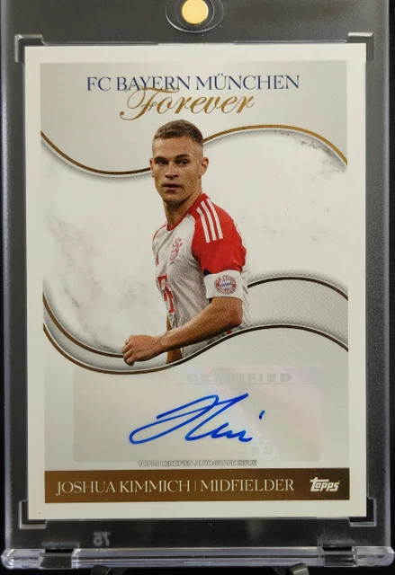 Carte Autographe Joshua Kimmich 6/10 - Topps Musiala Curated Set - Bayern Munich - Near Mint