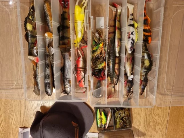Savage Gear Large Lure Fishing Joblot Pike Perch Trout Freshwater