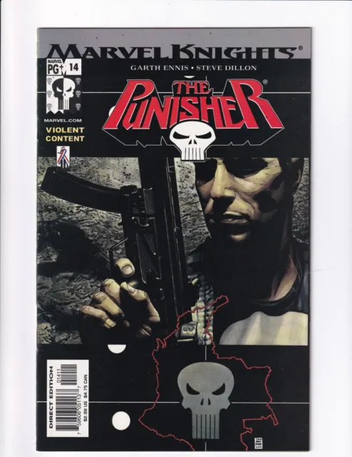 Punisher #14 2002 NM Marvel Knights Tie in Garth Ennis Tim Bradstree Bag/Boarded