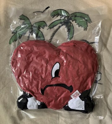 bad bunny heart plush