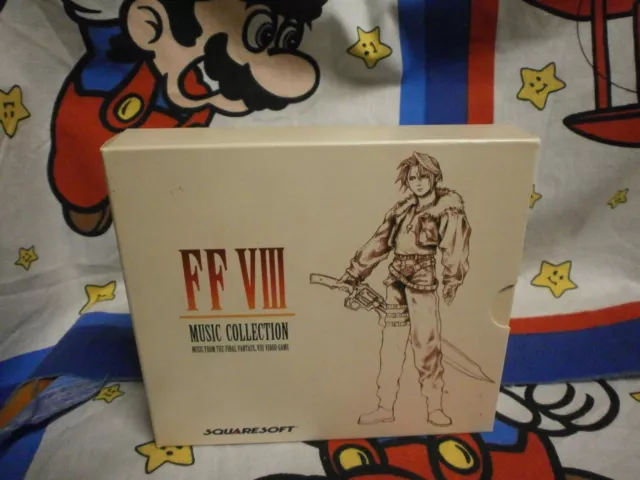 Final Fantasy VIII Music Collection 4 Disc Soundtrack OST with Box Squaresoft
