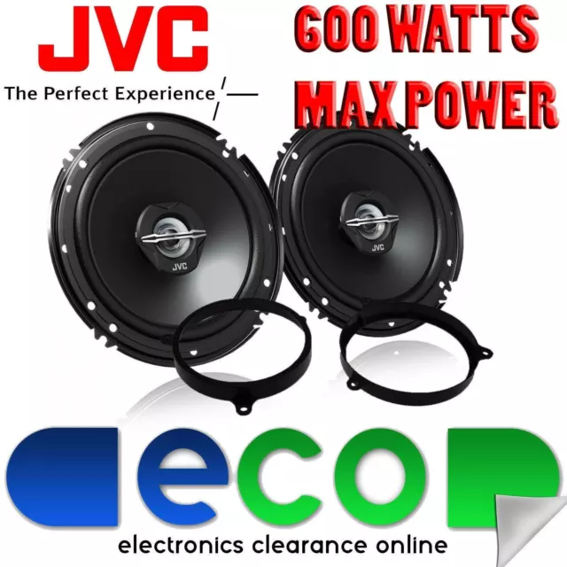 JVC 17cm 6.5 Inch 600 Watts 2 Way Rear Door Car Speakers Toyota Avensis upto 14