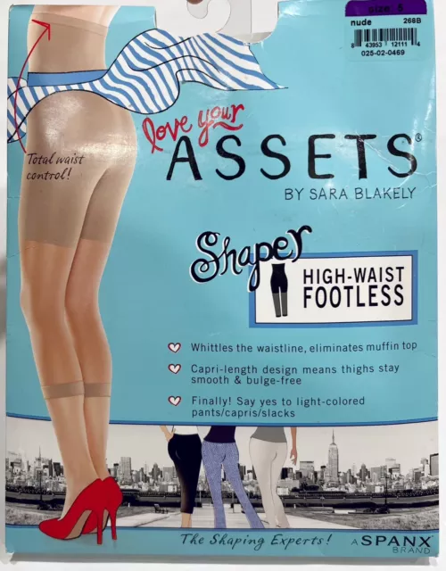 Spanx Assets Shaping Sheers Size 4 Black Love Your Assets By Sara
