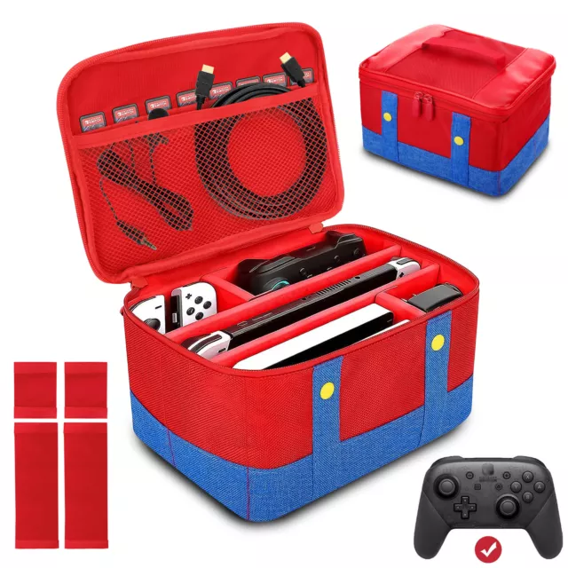 Carrying Storage Case for Nintendo Switch OLED Model /Switch Portable Travel Bag