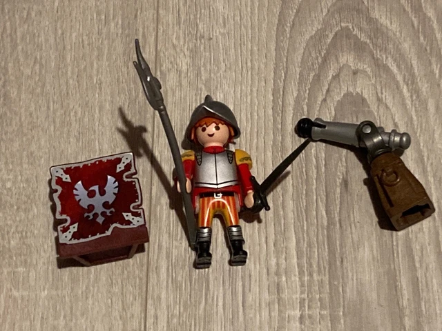 Œuf De Pâques Playmobil Chevalier Avec Canon - Surprise Knights 70086 - Moyen Âge - Jouet Enfant