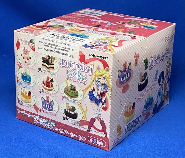 Re-ment Sailor Moon Crystal Miniature Birthday Cake Collection Set of 8 From JP
