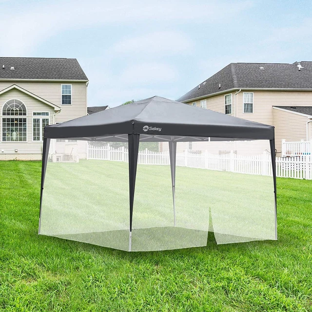 Moskitonetz für Gartenpavillon Pavillon 3 x 3m Partyzelt Insektennetz Gartenzelt