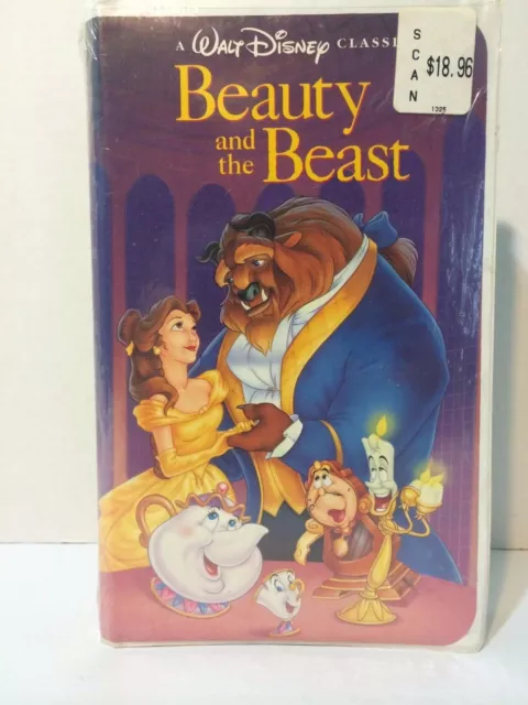 Walt Disney Classic: Beauty And The Beast VHS Rare Black Diamond Movie History!!
