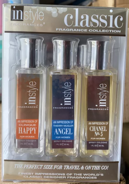 Instyle Classic Fragrance Collections 1 Fl Oz Each