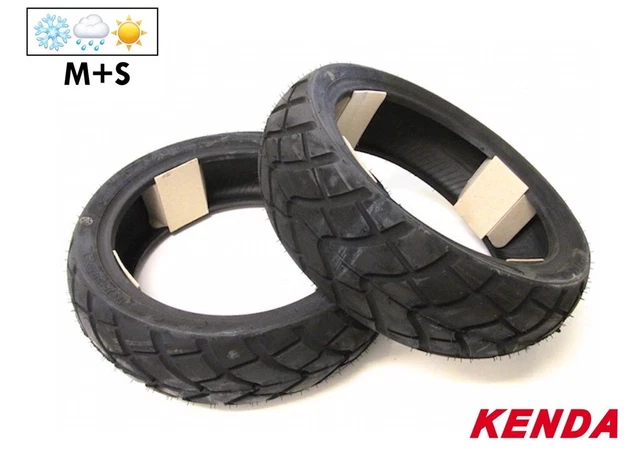 Kenda K701 Reifen Set KENDA Winter Roller Reifen Set 120/70-12 + 130/70-12 M +S - Für Longjia, Malaguti, Mawi Winter Roller Set