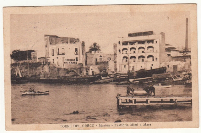 23-24136 - Napoli Torre Del Greco - Trattoria Mimi A Mare Viaggiata 1926