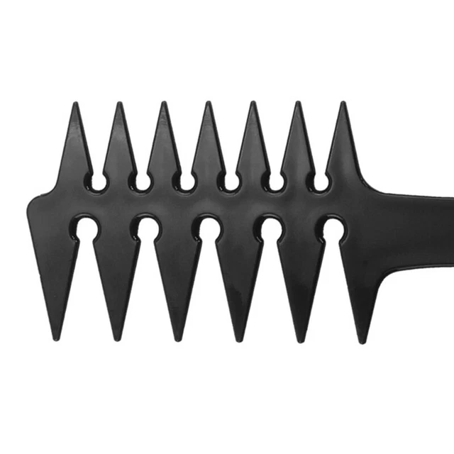 Oil Head Comb Hairdresser Haircut Wide Tooth Fork Comb Large Tooth Detangling GA