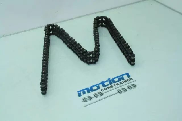 New Tsubaki Double Roller Chain 36" L Double Gear Sprocket Chain / 13/64" Pitch