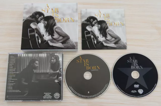 Cd Album Bof Soundtrack A Star Is Born 34 Titres + Dvd Du Film Lady Gaga 3