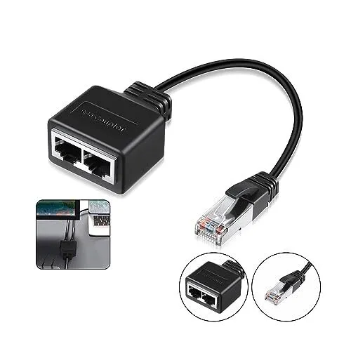 VCE Coupleur RJ45 Cat6 Lot de 5 Adaptateur Ethernet Réseau à Femelle Blindé  pour Rallonge Câble Ethernet CAT6 CAT5 CAT5E, Switch / TV / PS4 / ADSL /  Modem / TV Box / Router / PC : : Informatique