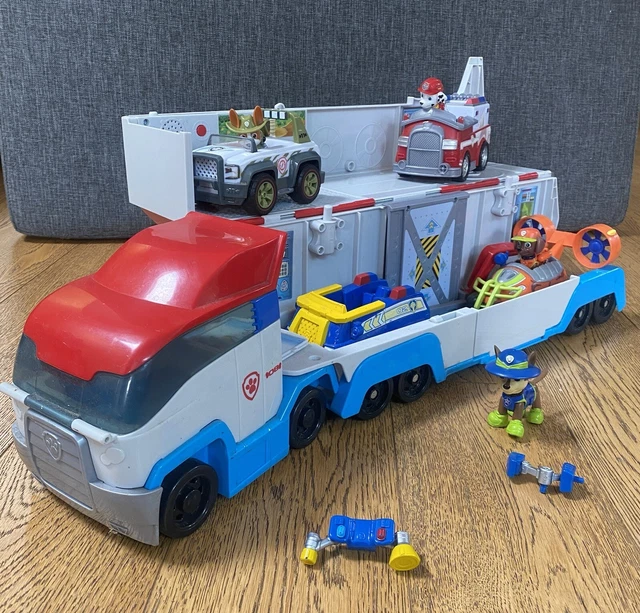 PAW PATROL ROAD patroller truck/transporter with 4 pups £25.00 ...