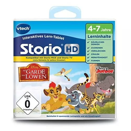 Vtech Storio HD Storio MAX Storio TV  Disney Die Garde der Löwen  4-7 Jahre Neu