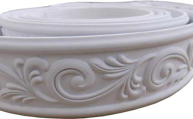Molduras de corona de modelado para el hogar borde de moldeo flexible borde de techo