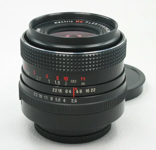 Lens Carl Zeiss Jena Flektogon 35mm f/2.4 M42 Red MC