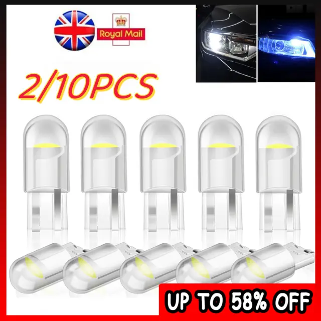 10x T10 501 Led Car Side Light White Bulbs Error Free Canbus Xenon W5w Lamp UK