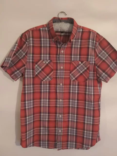 F F TESCO CLOTHING Mens Short Sleeve Check Shirt 3.99 PicClick UK