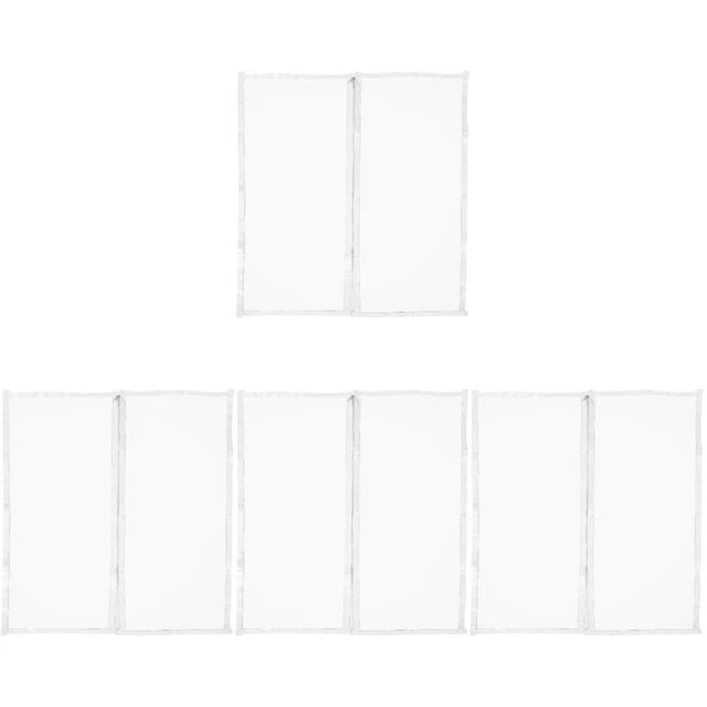 4 piezas película retráctil para ventana autoadhesiva para interiores ventana resistente al viento