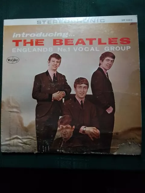 1964 The Beatles "Introducing The Beatles" Vintage Vinyl Record Album