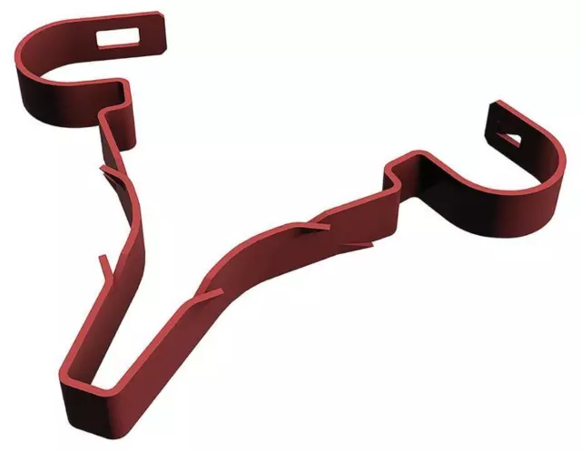 Clip cervo Safe-D, doppio cavo, 6-8 mm, rosso, confezione da 100 - SD-STAG6TR/100