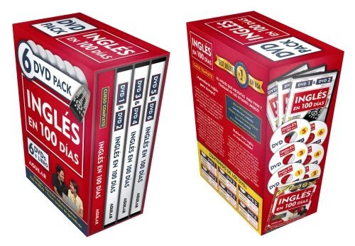 INGLES EN 100 DIAS DVD PACK / ENGLISH IN 100 DAYS DVD PACK By Aguilar EXCELLENT
