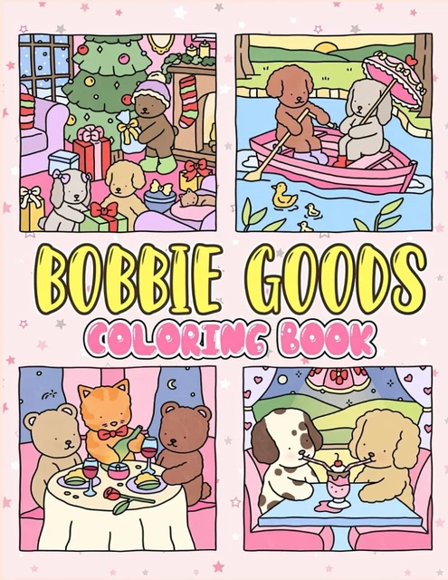 BOBBIE GOODS COLORING Book Kids Drawing Activity Gift Boys Girls Game